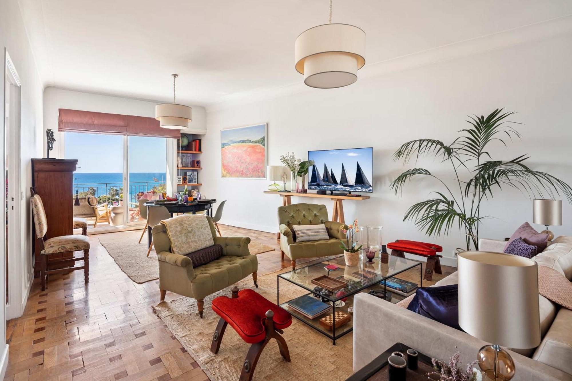 Unique Sea View Apartment, Center, 100M2 Nice Eksteriør bilde